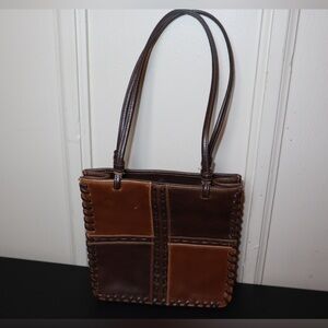 Y2k Faux leather patchwork mini purse